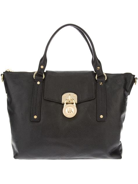 michael kors hamilton slouchy satchel black